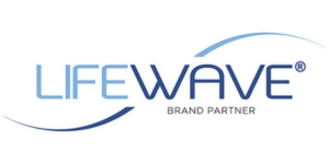 Lifewave logo with the text 'Lifewave Brand Partner' in blue and black, accompanied by a blue wave graphic.