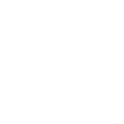 Icon depicting heart disease relief with a heart symbol flanked by muscular arms, symbolizing strength and health, depicted in white on a transparent background.